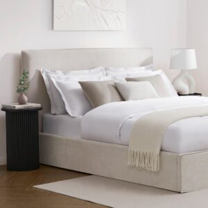 LiomoraOslo Ottoman Storage Bed - Ivory