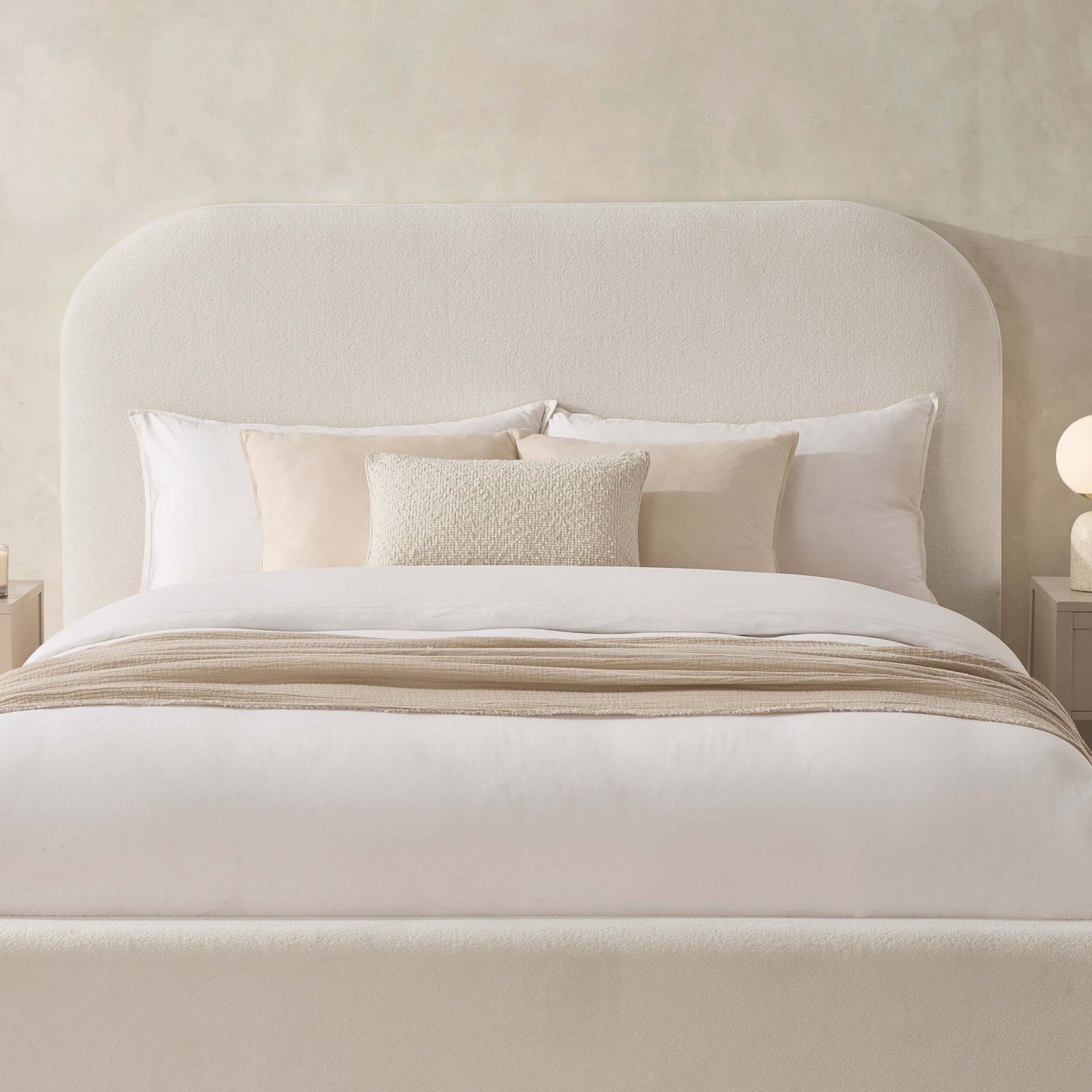 LiomoraAintree Ottoman Storage Bed - Teddy Cream - Image 6