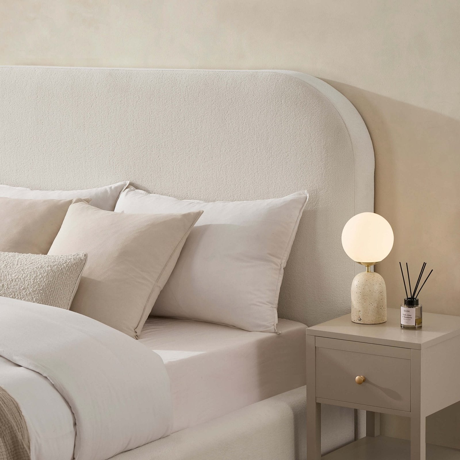 LiomoraAintree Ottoman Storage Bed - Teddy Cream - Image 8