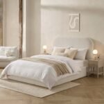 LiomoraAintree Ottoman Storage Bed - Teddy Cream