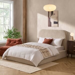 LiomoraAintree Ottoman Storage Bed - Textured Oatmeal
