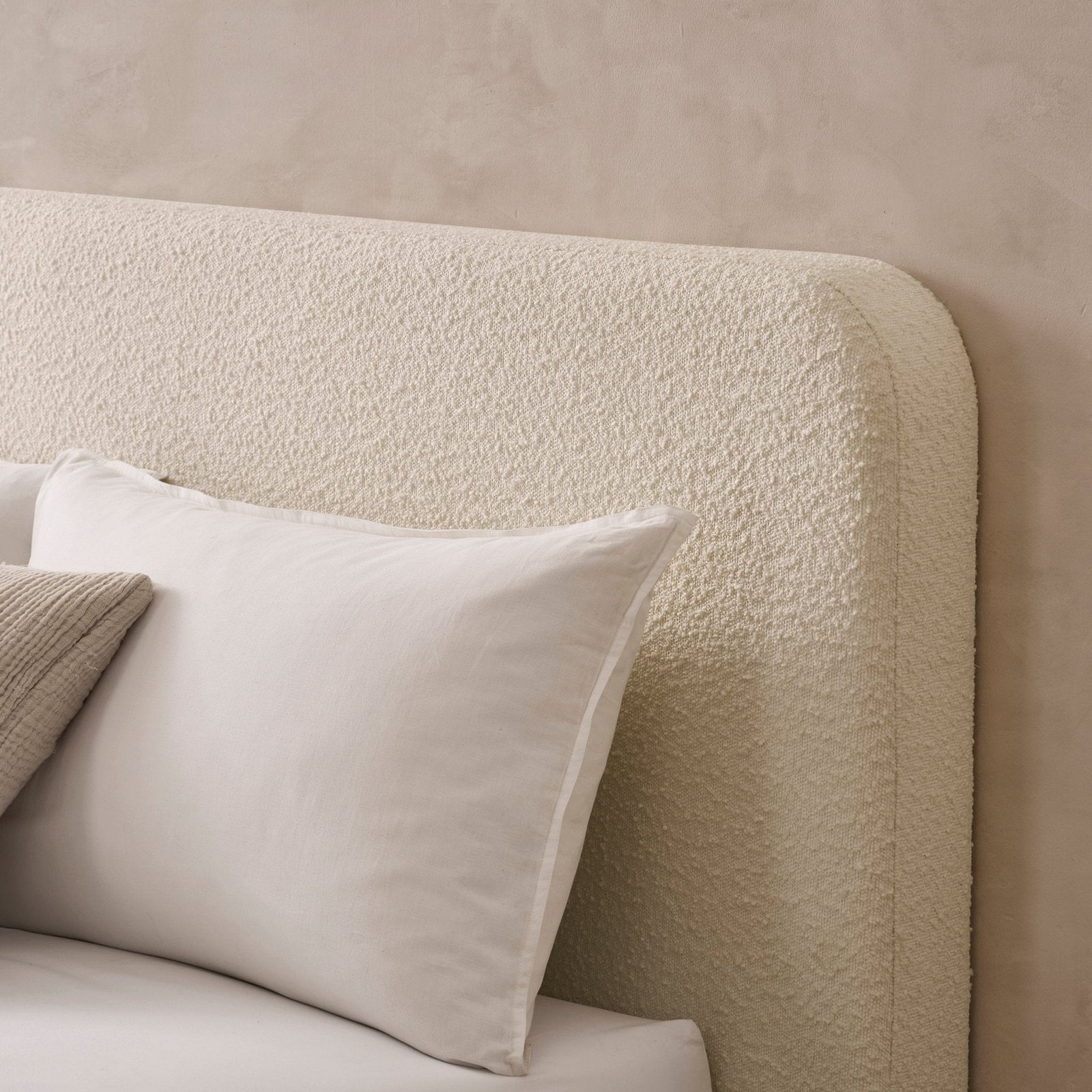 LiomoraAscot Bouclé Ottoman Storage Bed - Off White - Image 3