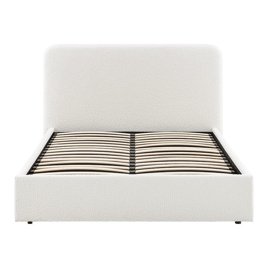 LiomoraAscot Bouclé Ottoman Storage Bed - Off White - Image 9