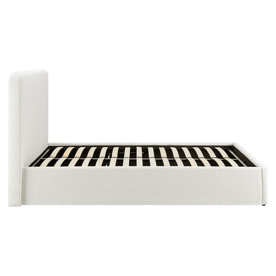 LiomoraAscot Bouclé Ottoman Storage Bed - Off White - Image 12