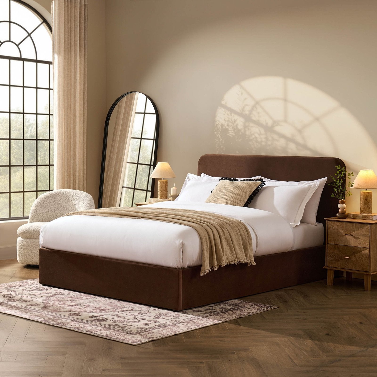 LiomoraAscot Ottoman Storage Bed - Cappuccino - Image 3