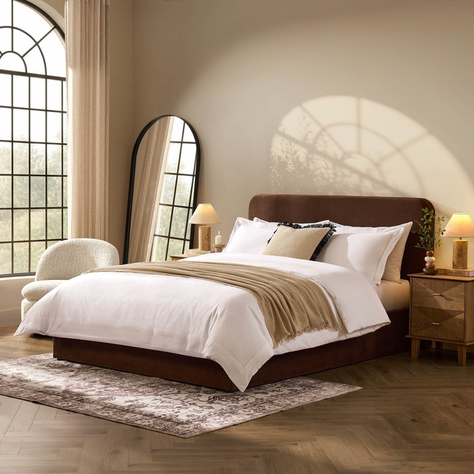 LiomoraAscot Ottoman Storage Bed - Cappuccino