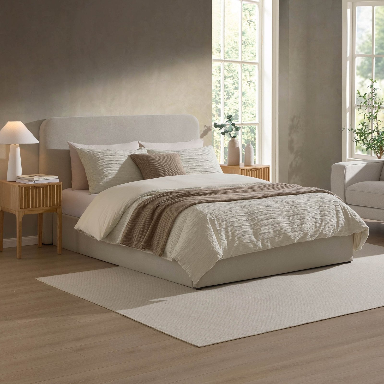 LiomoraAscot Ottoman Storage Bed - Natural - Image 3