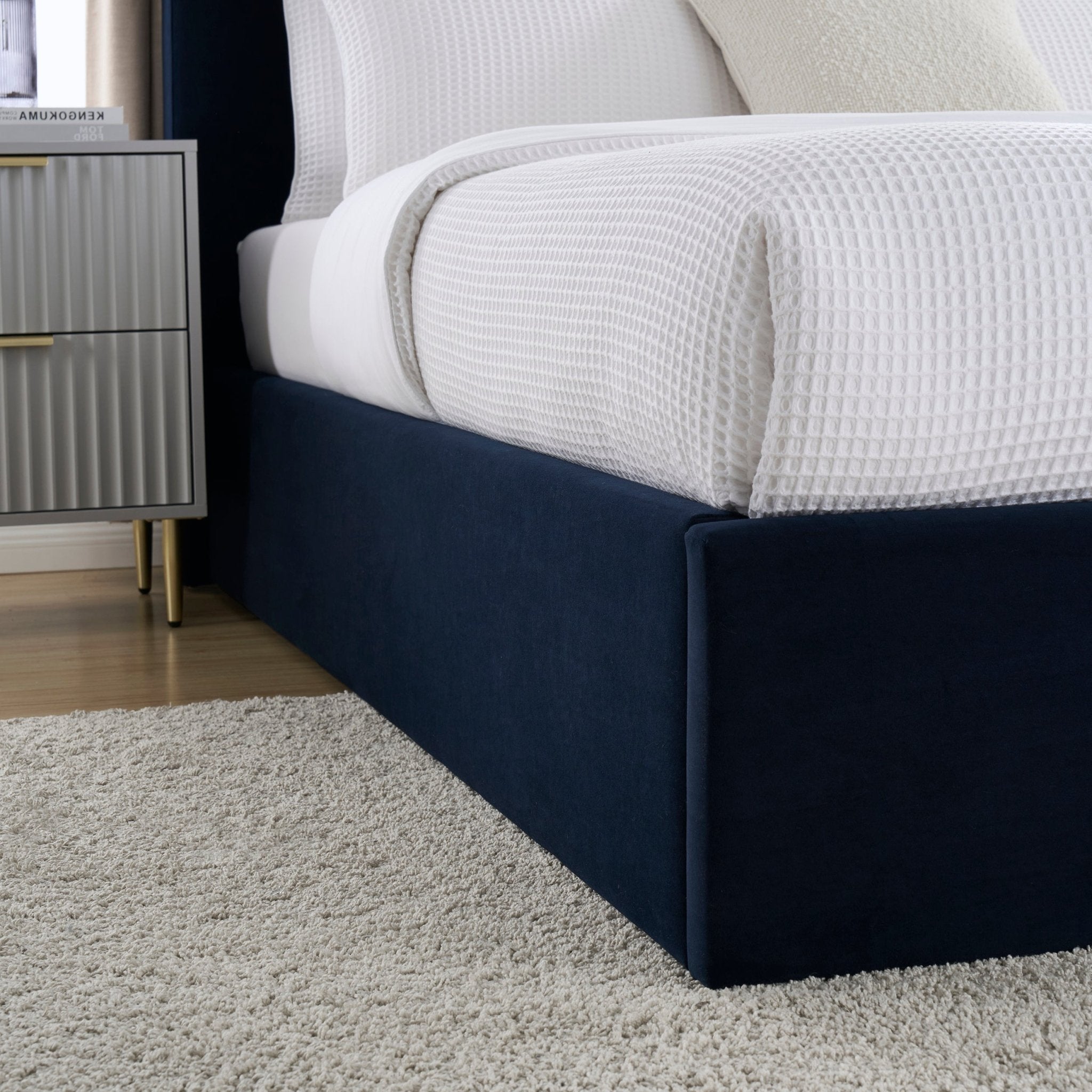 LiomoraAscot Ottoman Storage Bed - Navy - Image 8
