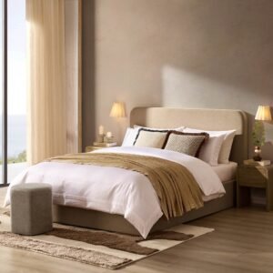 LiomoraAscot Ottoman Storage Bed - Oatmeal