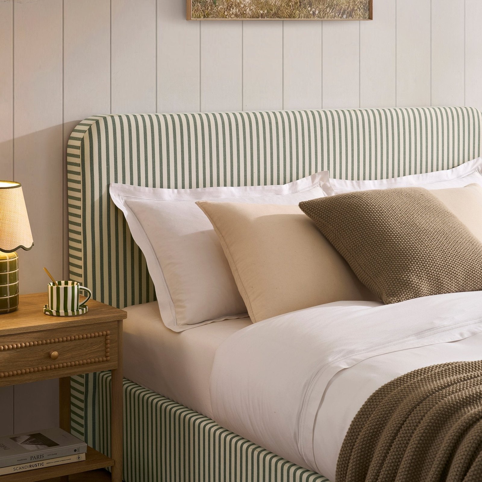 LiomoraAscot Ottoman Storage Bed - Sage Stripe - Image 3