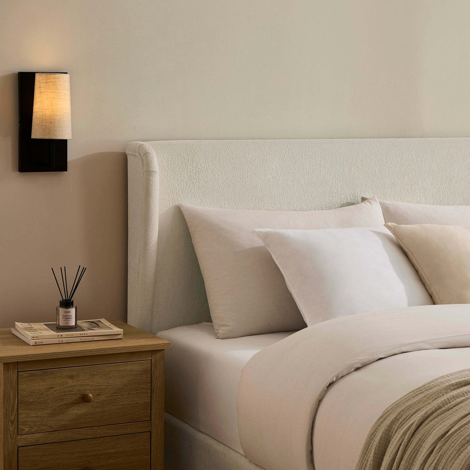 LiomoraBerkeley Ottoman Storage Bed - Chenille Ecru - Image 3