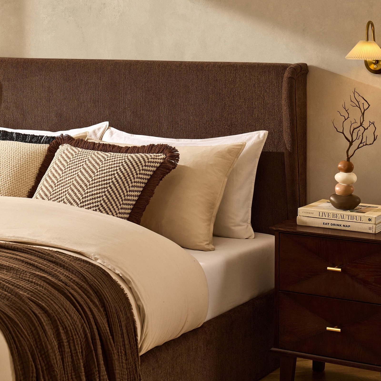 LiomoraBerkeley Ottoman Storage Bed - Textured Cappuccino - Image 9