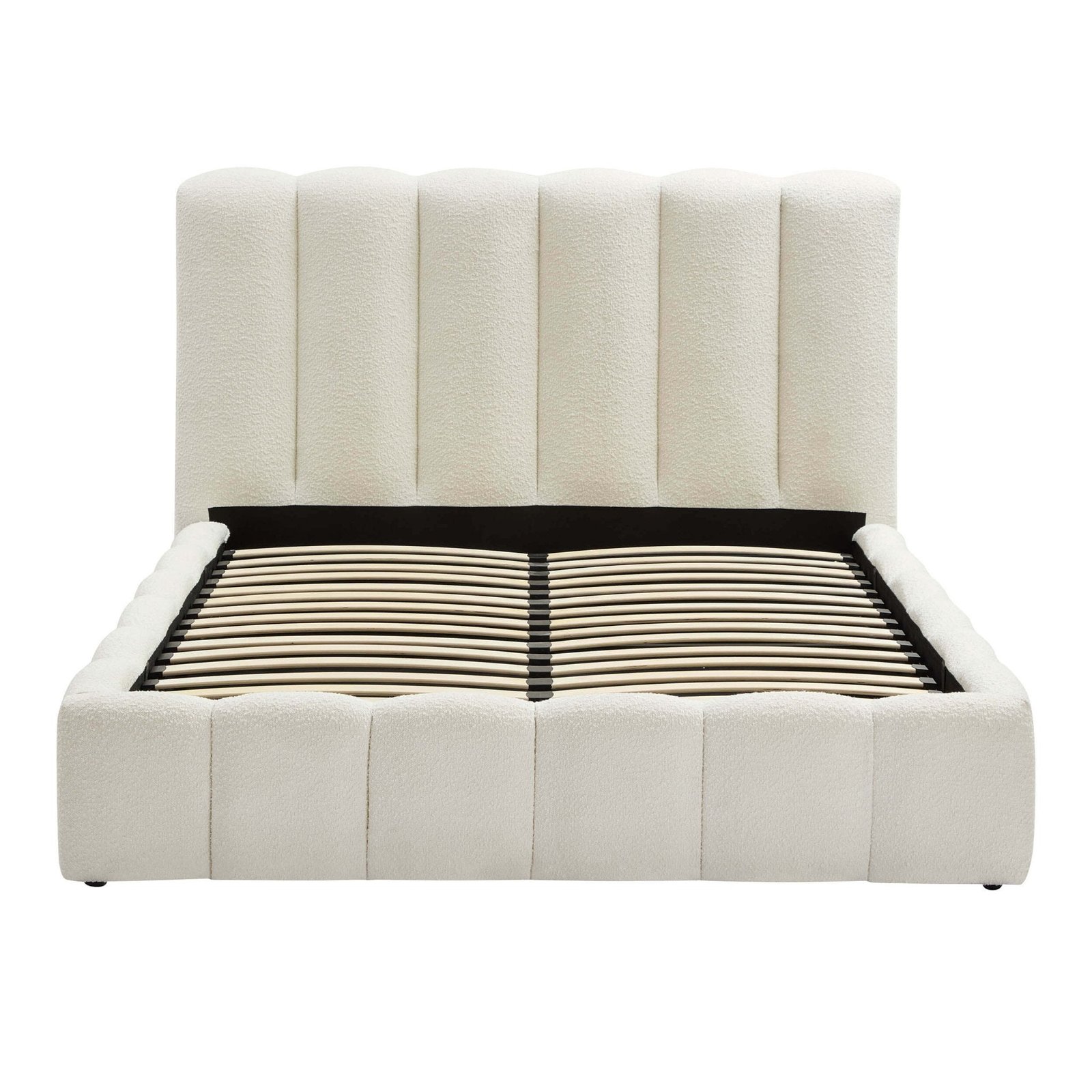 LiomoraCheshire Boucle Ottoman Storage Bed - Off White - Image 7