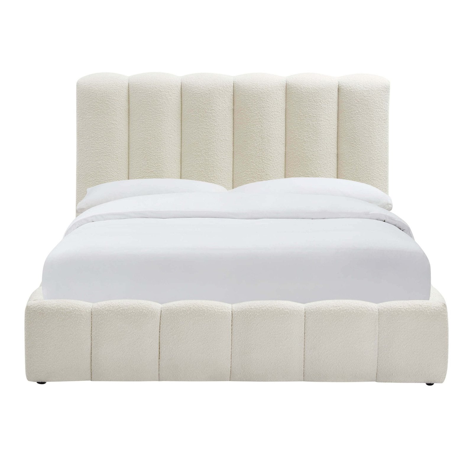 LiomoraCheshire Boucle Ottoman Storage Bed - Off White - Image 10