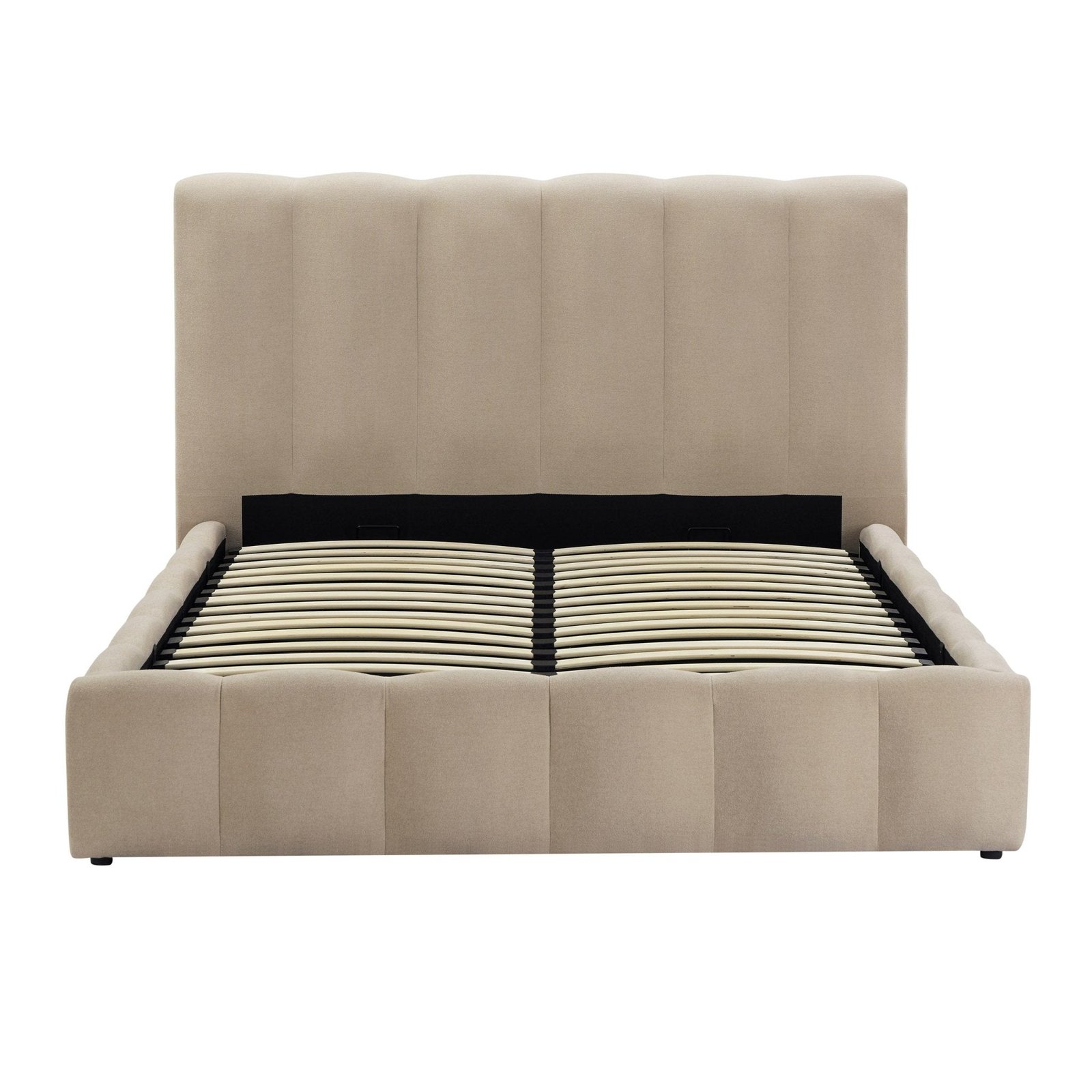 LiomoraCheshire Ottoman Storage Bed - Chenille Oatmeal - Image 11