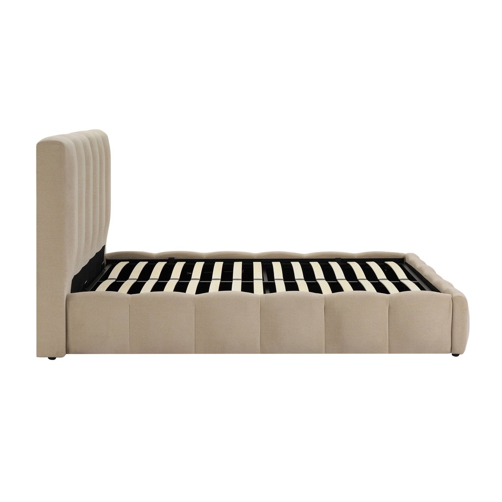 LiomoraCheshire Ottoman Storage Bed - Chenille Oatmeal - Image 12