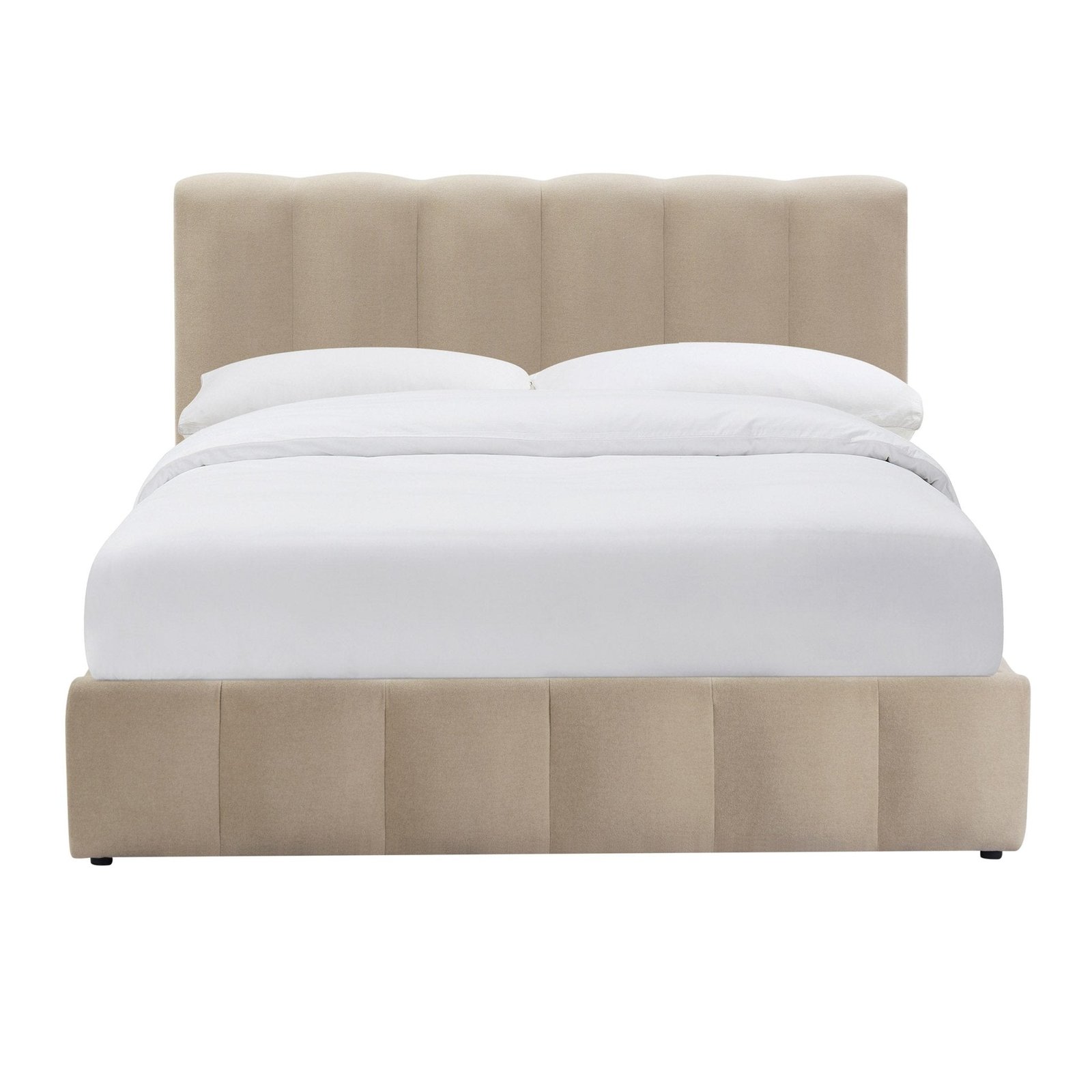 LiomoraCheshire Ottoman Storage Bed - Chenille Oatmeal - Image 10