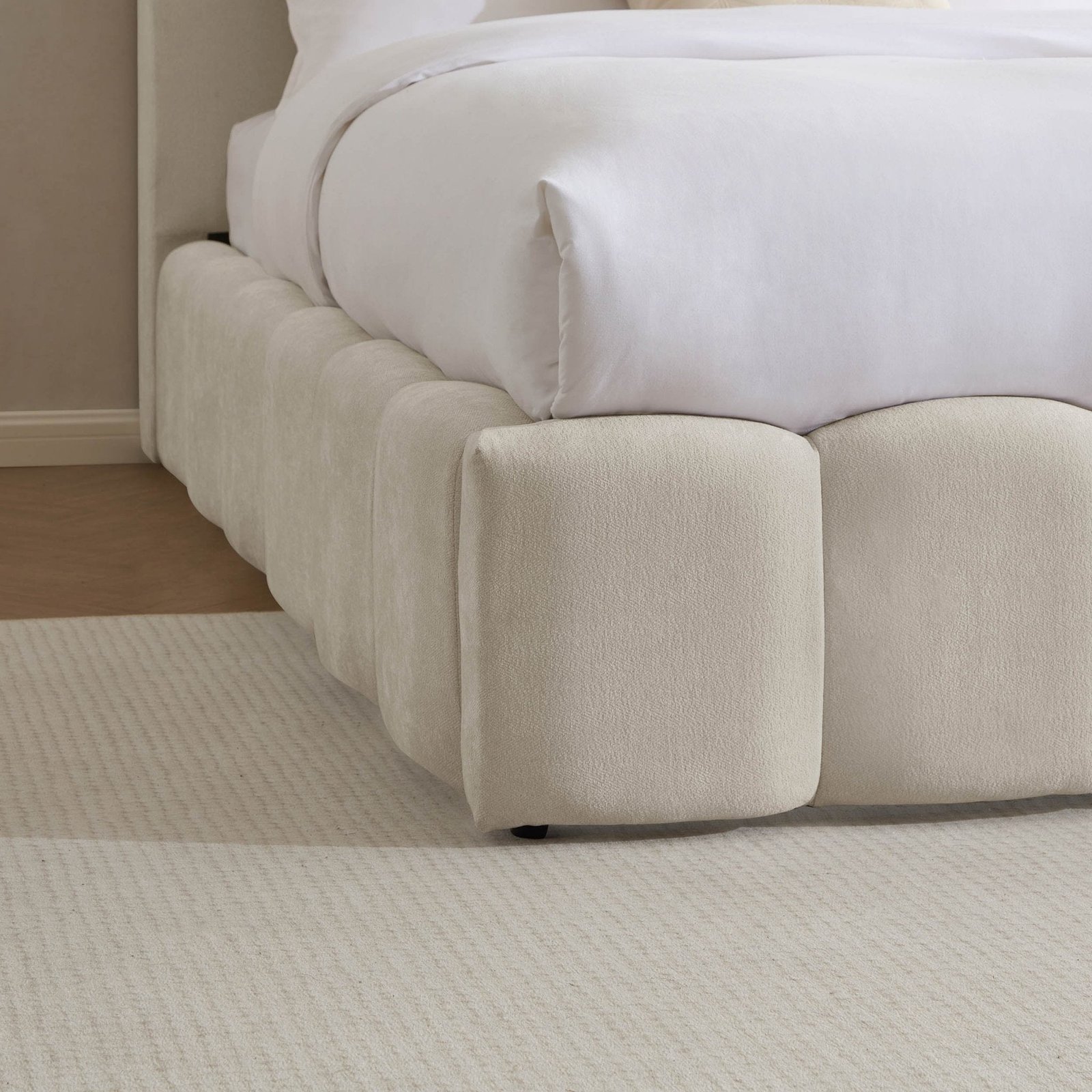 LiomoraCheshire Ottoman Storage Bed - Ivory - Image 7