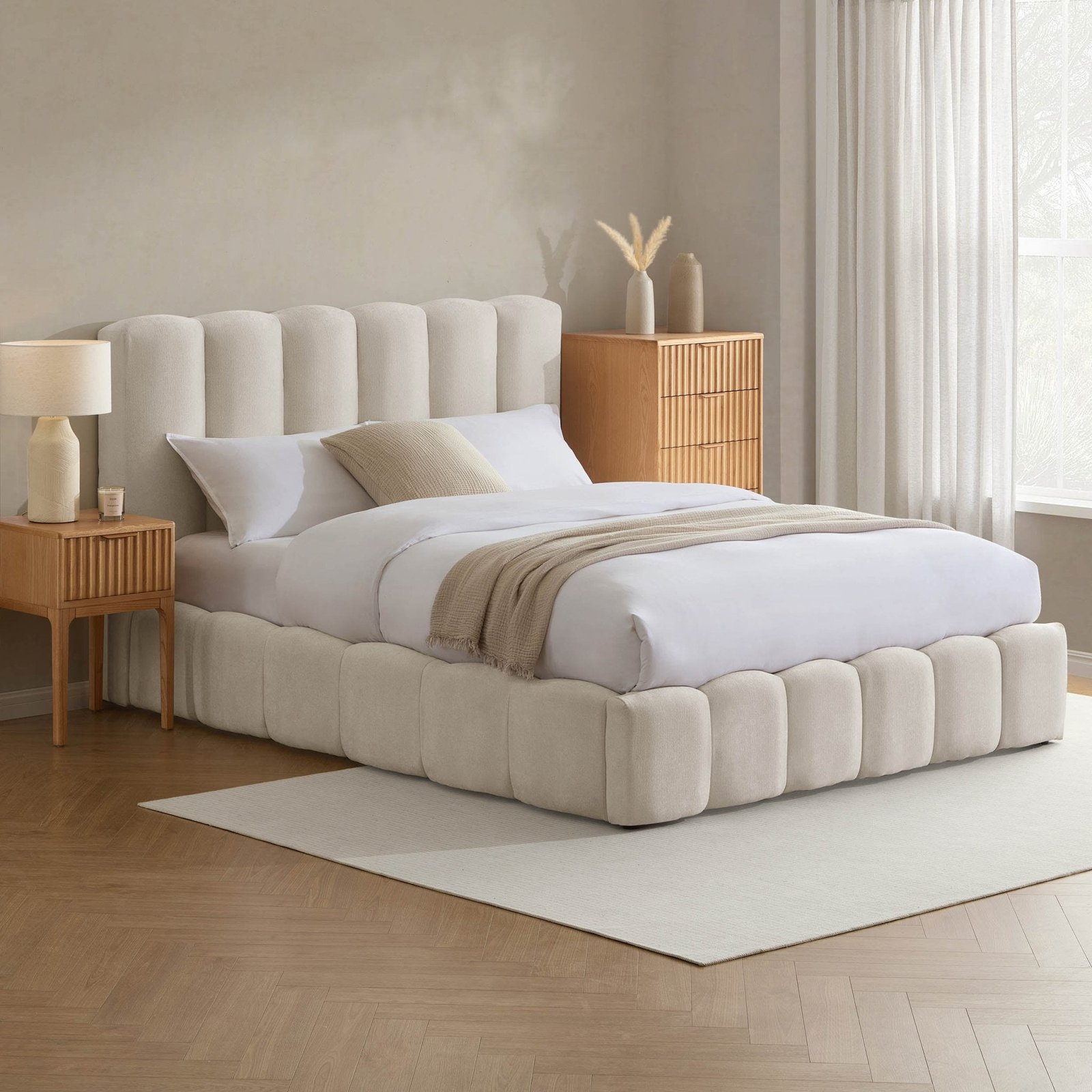 LiomoraCheshire Ottoman Storage Bed - Ivory - Image 5