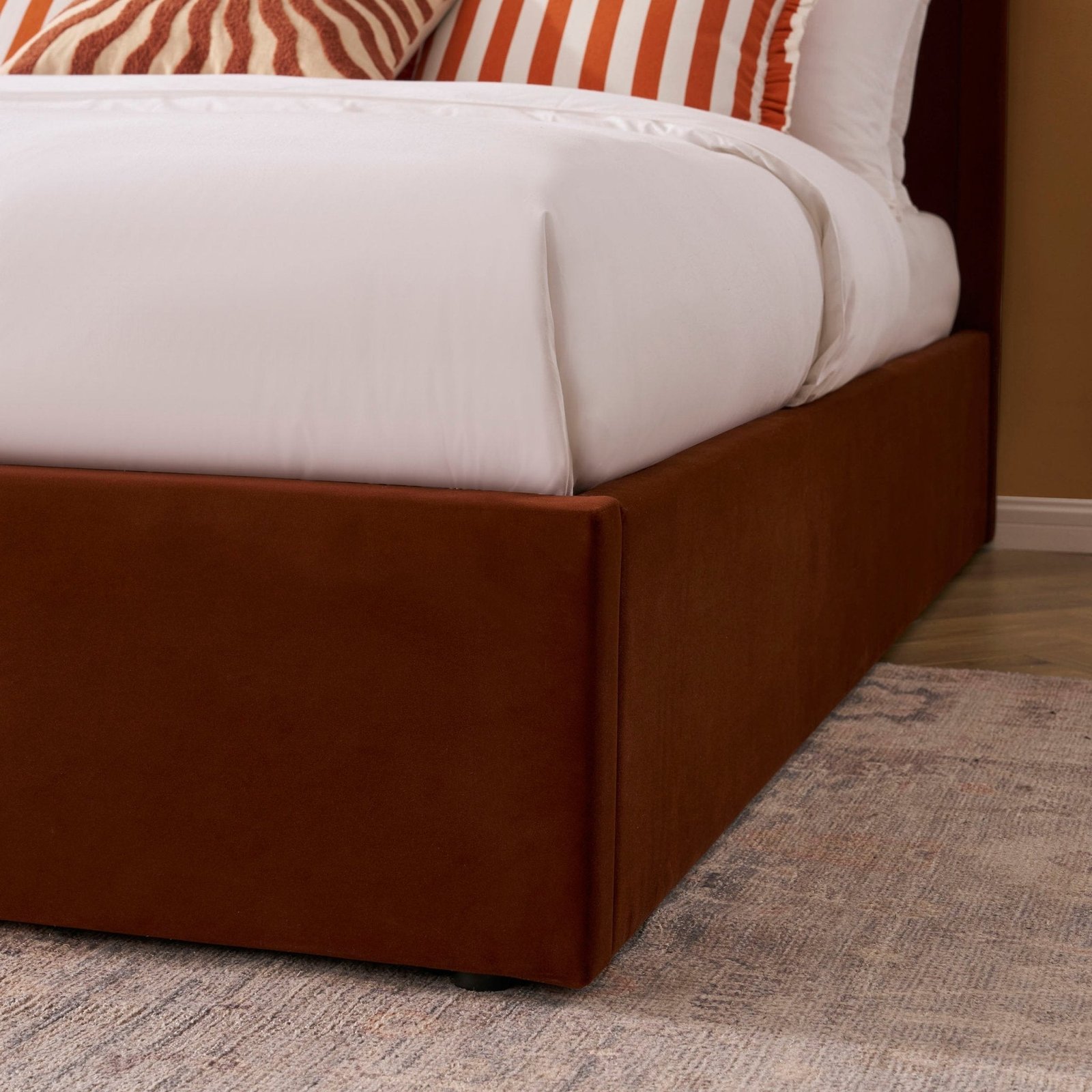 LiomoraDelphi Ottoman Storage Bed - Terracotta - Image 9