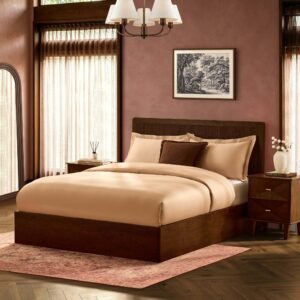 LiomoraHattie Ottoman Storage Bed - Wood Walnut