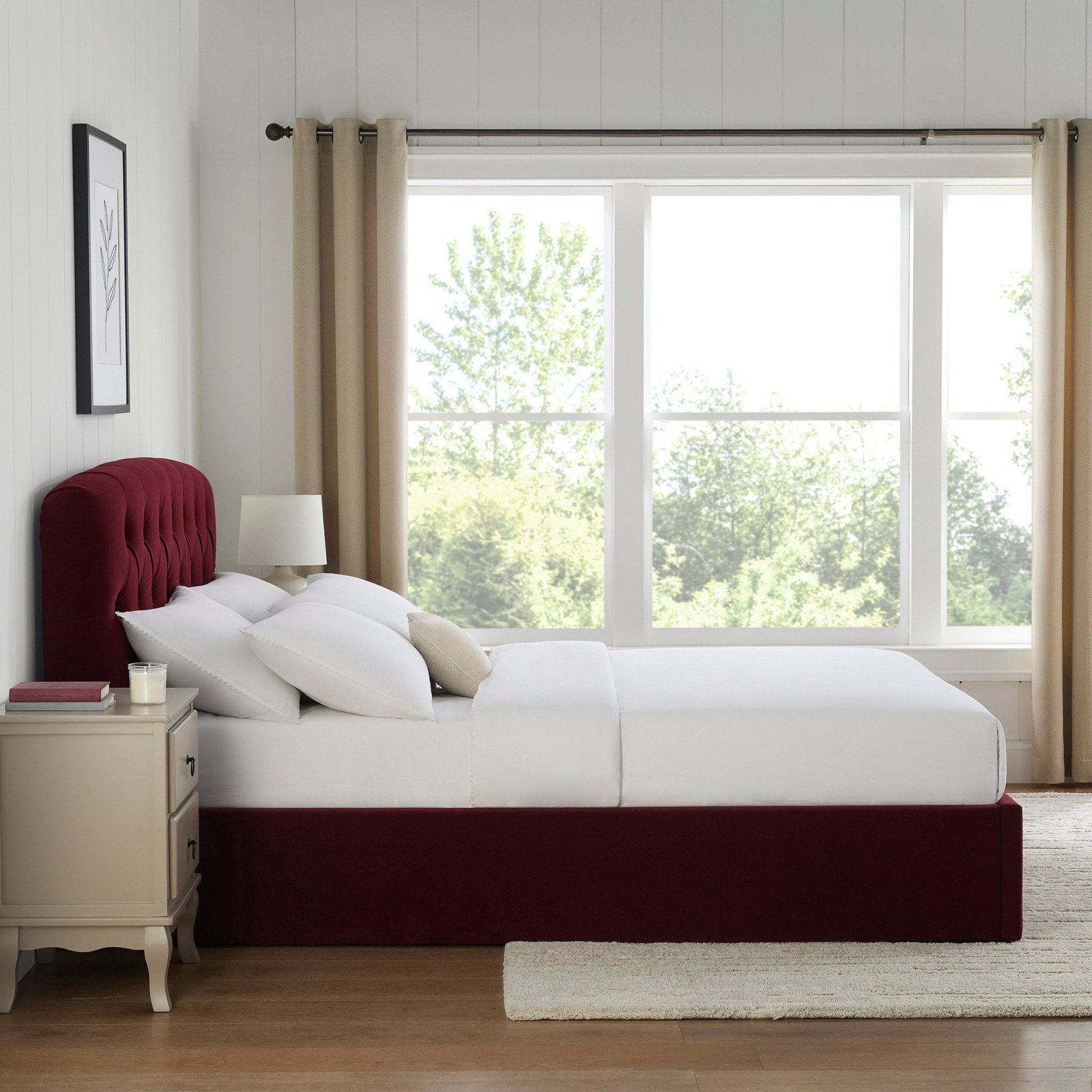 LiomoraHebden Ottoman Storage Bed - Berry - Image 6