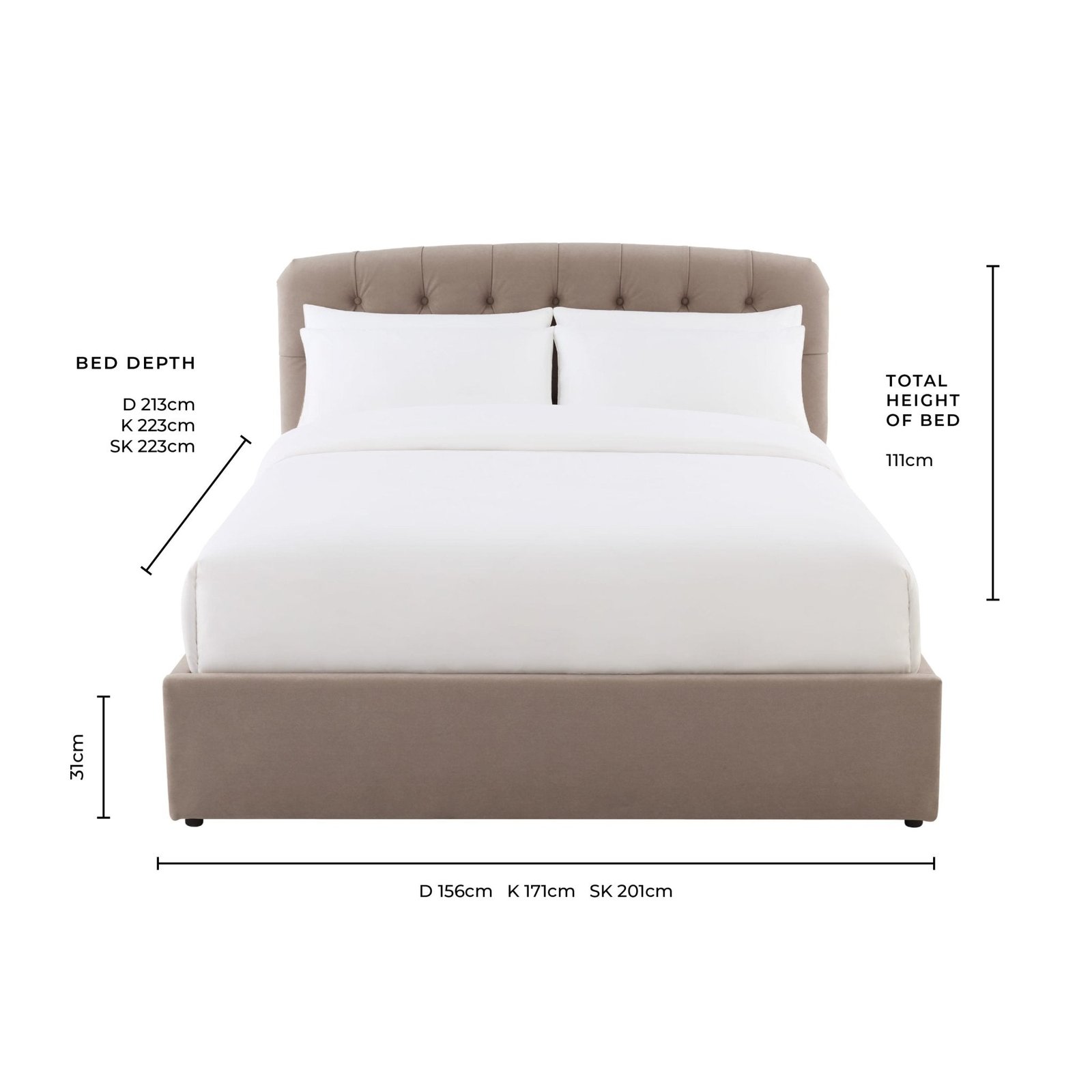LiomoraHebden Ottoman Storage Bed - Berry - Image 15