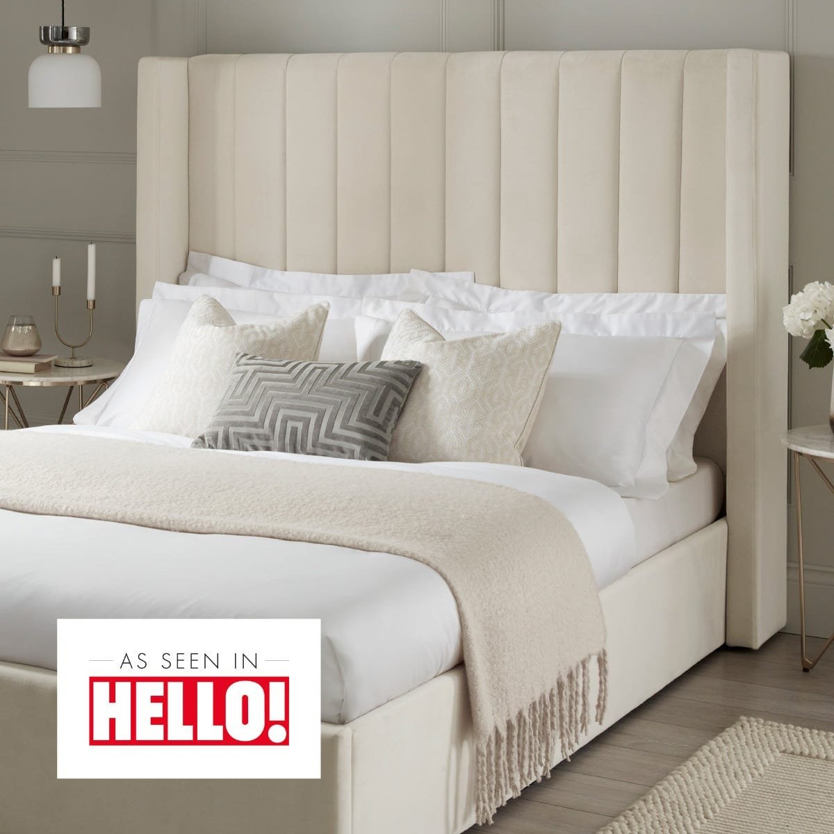 LiomoraMadison Ottoman Storage Bed - Ecru - Image 10