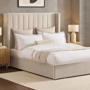LiomoraMadison Ottoman Storage Bed - Ecru