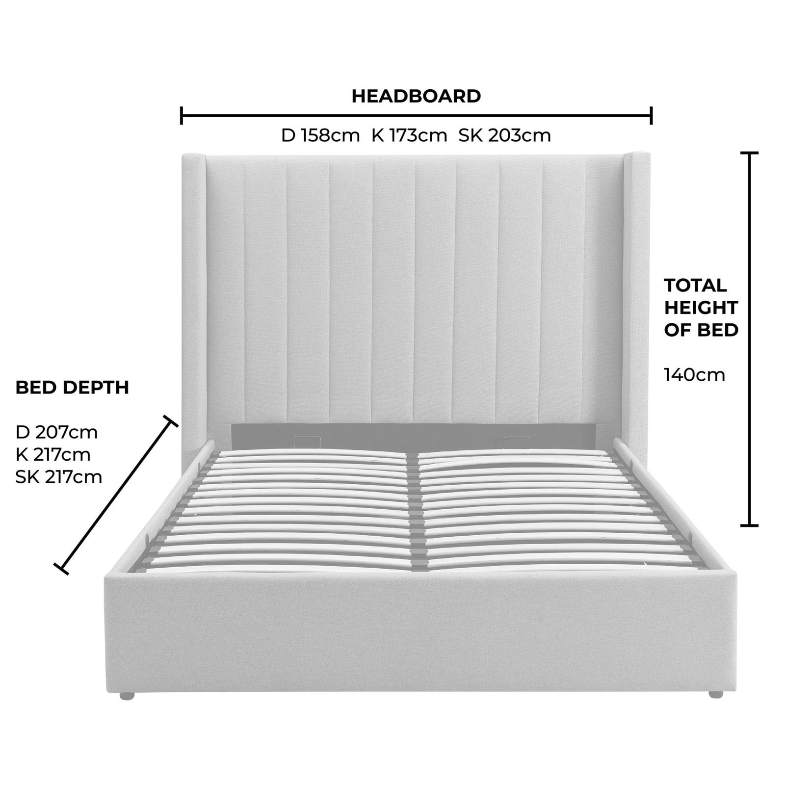LiomoraMadison Ottoman Storage Bed - Oatmeal - Image 16