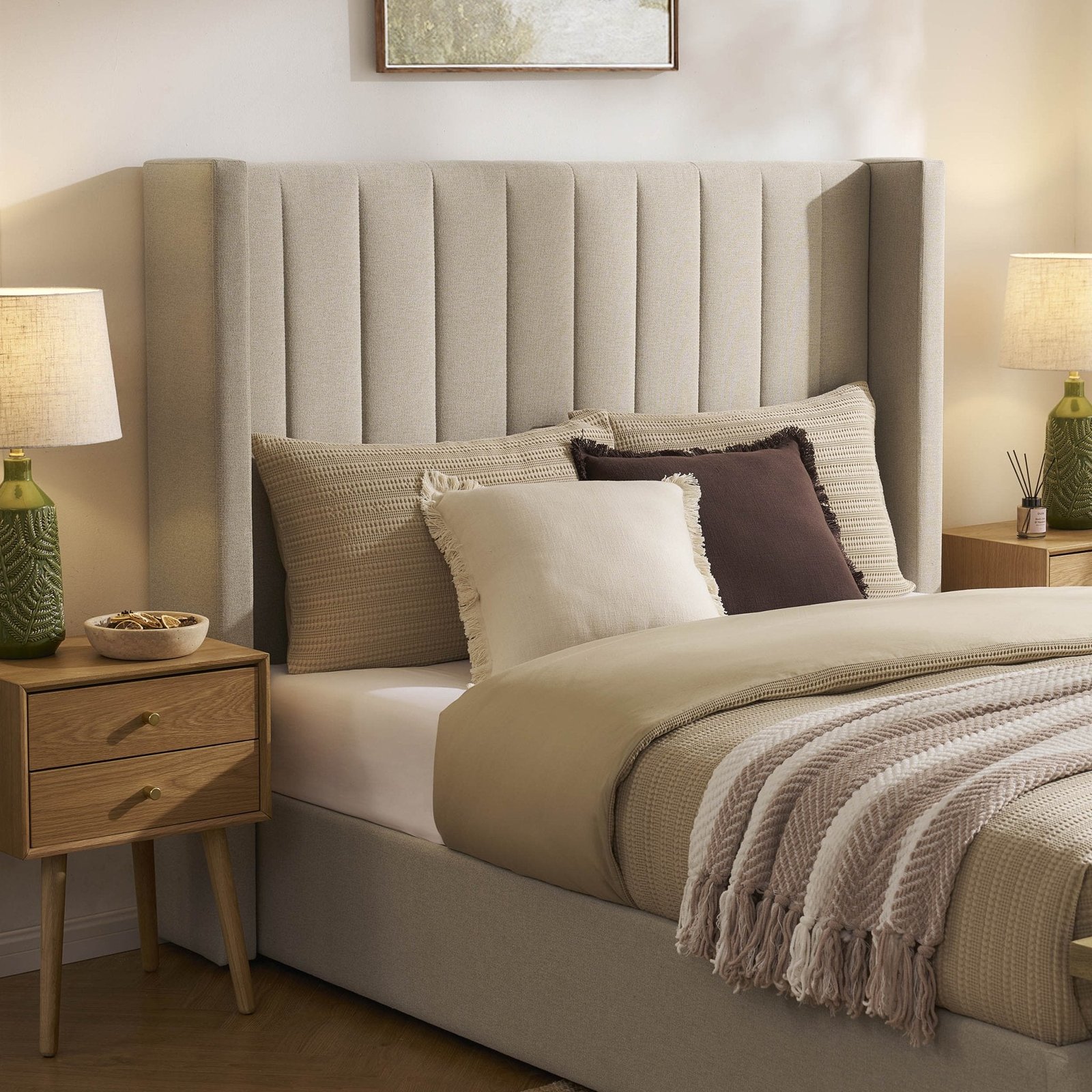LiomoraMadison Ottoman Storage Bed - Oatmeal - Image 5