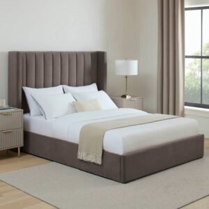 LiomoraMadison Ottoman Storage Bed - Taupe