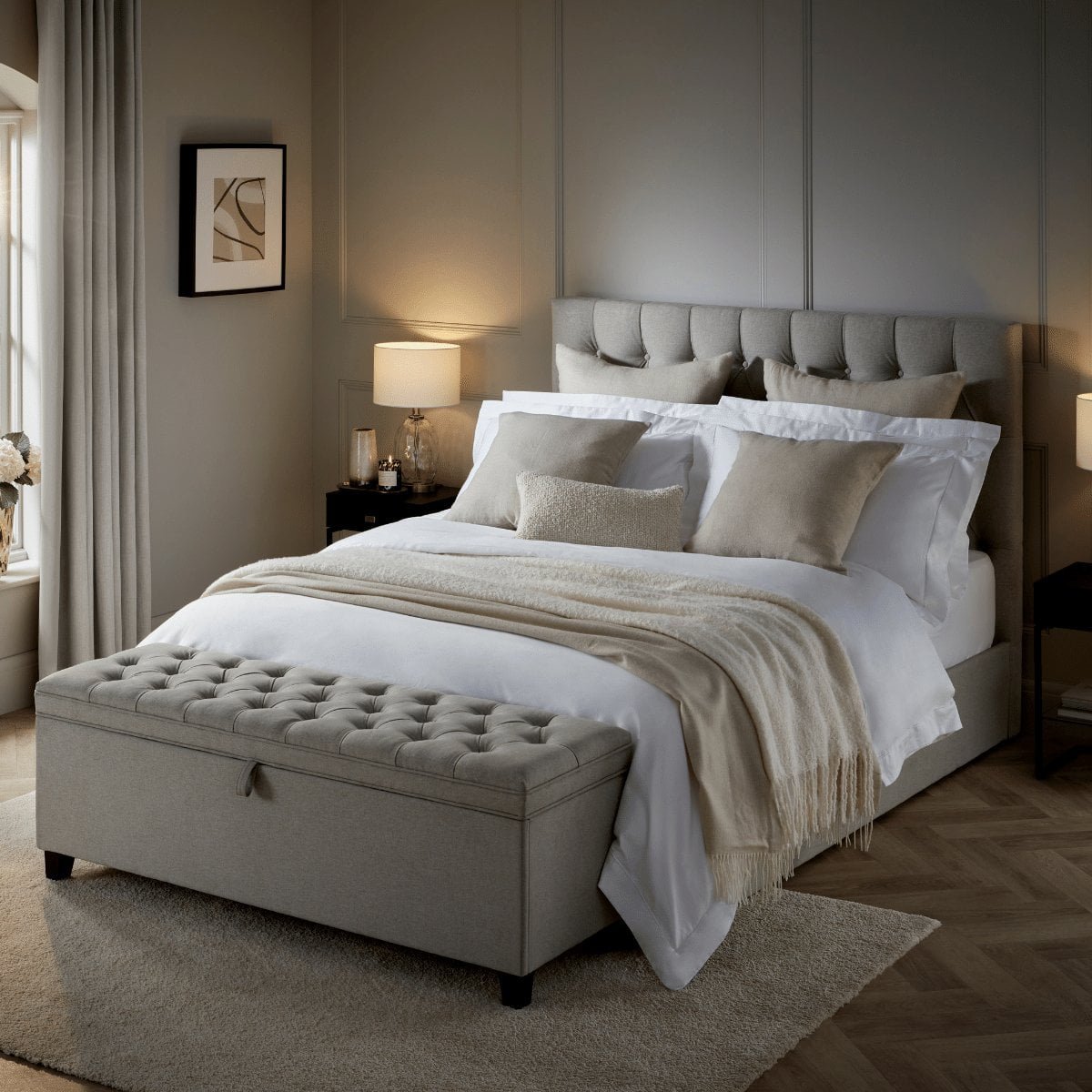 LiomoraMiddleton Ottoman Storage Bed - Natural - Image 13