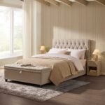 LiomoraMiddleton Ottoman Storage Bed - Oatmeal