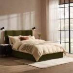 LiomoraOslo Ottoman Storage Bed - Chenille Olive