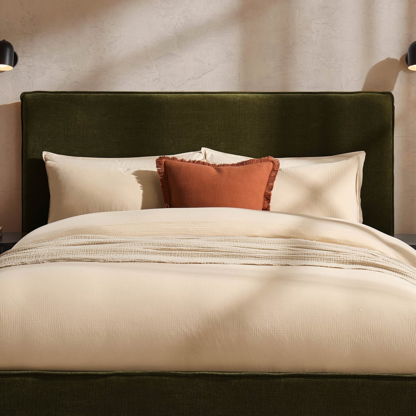 LiomoraOslo Ottoman Storage Bed - Chenille Olive - Image 6