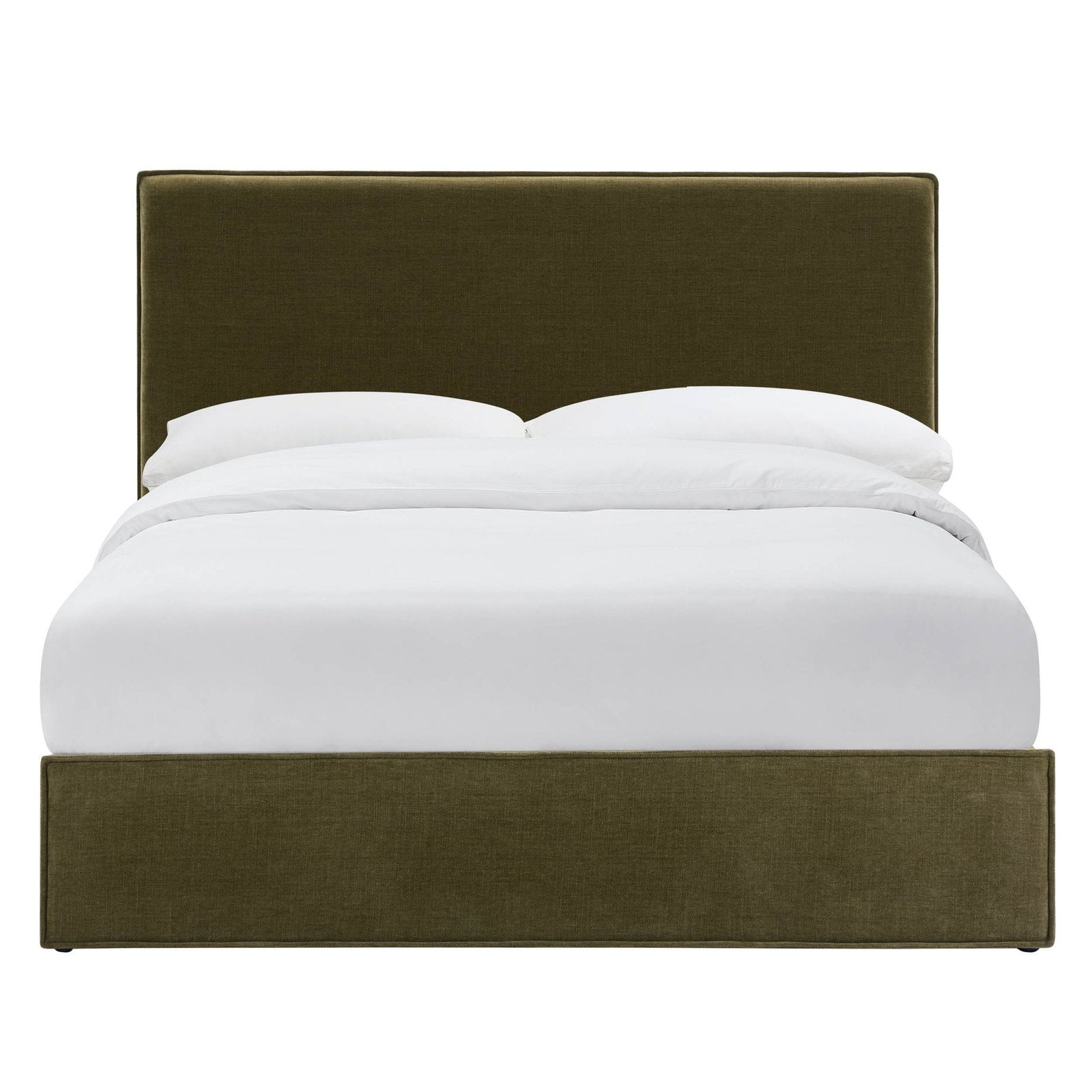 LiomoraOslo Ottoman Storage Bed - Chenille Olive - Image 10