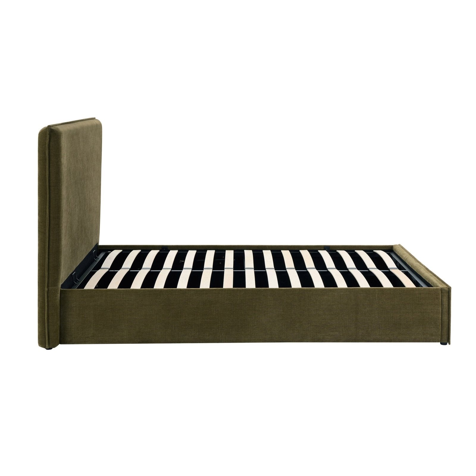LiomoraOslo Ottoman Storage Bed - Chenille Olive - Image 12