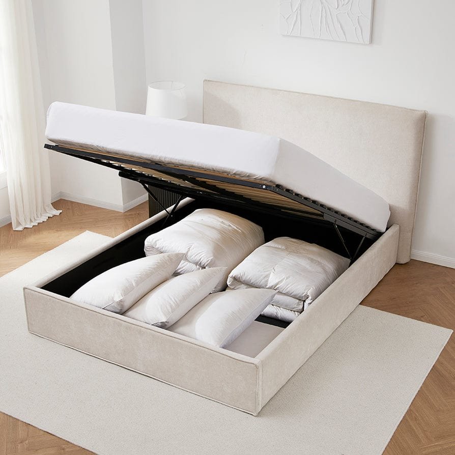 LiomoraOslo Ottoman Storage Bed - Ivory - Image 10
