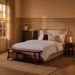 LiomoraRiva Ottoman Storage Bed - Chenille Ivory