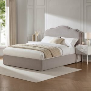 LiomoraWiltshire Chenille Ottoman Storage Bed - Light Grey