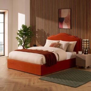 LiomoraWiltshire Ottoman Storage Bed - Bright Orange