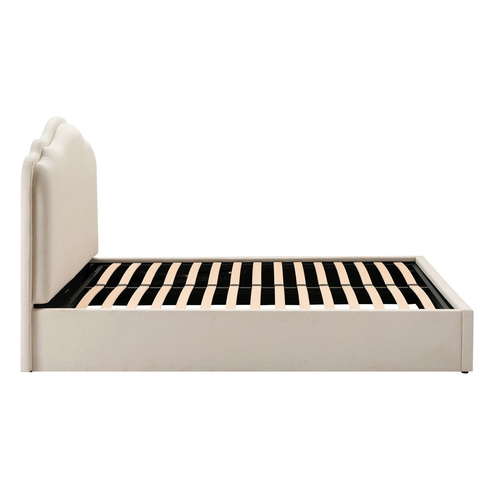LiomoraWiltshire Ottoman Storage Bed - Cream Linen - Image 11