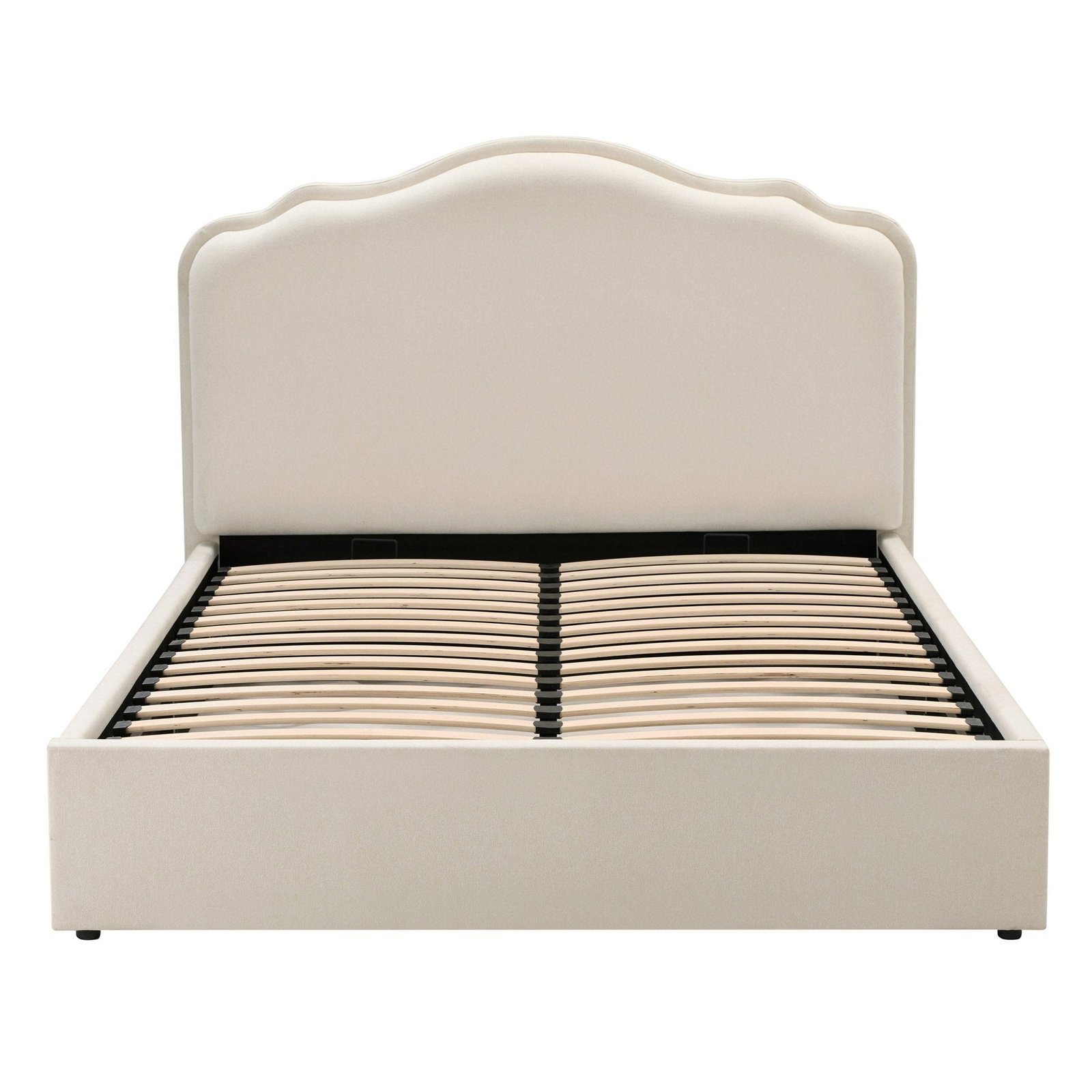 LiomoraWiltshire Ottoman Storage Bed - Cream Linen - Image 10
