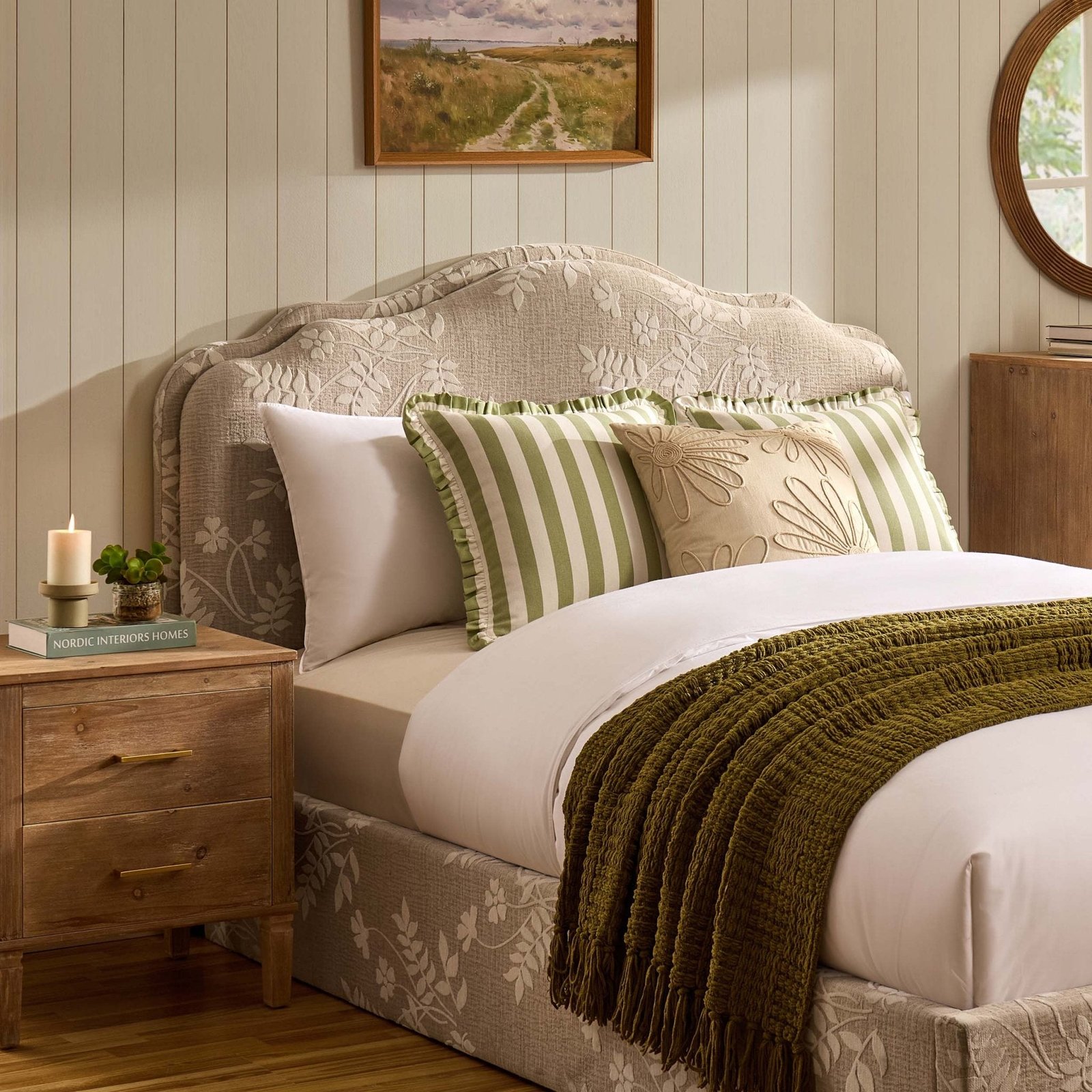 LiomoraWiltshire Ottoman Storage Bed - Jacquard Floral - Image 6