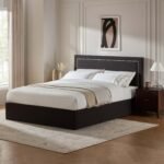 LiomoraWindsor Ottoman Storage Bed - Black/Natural