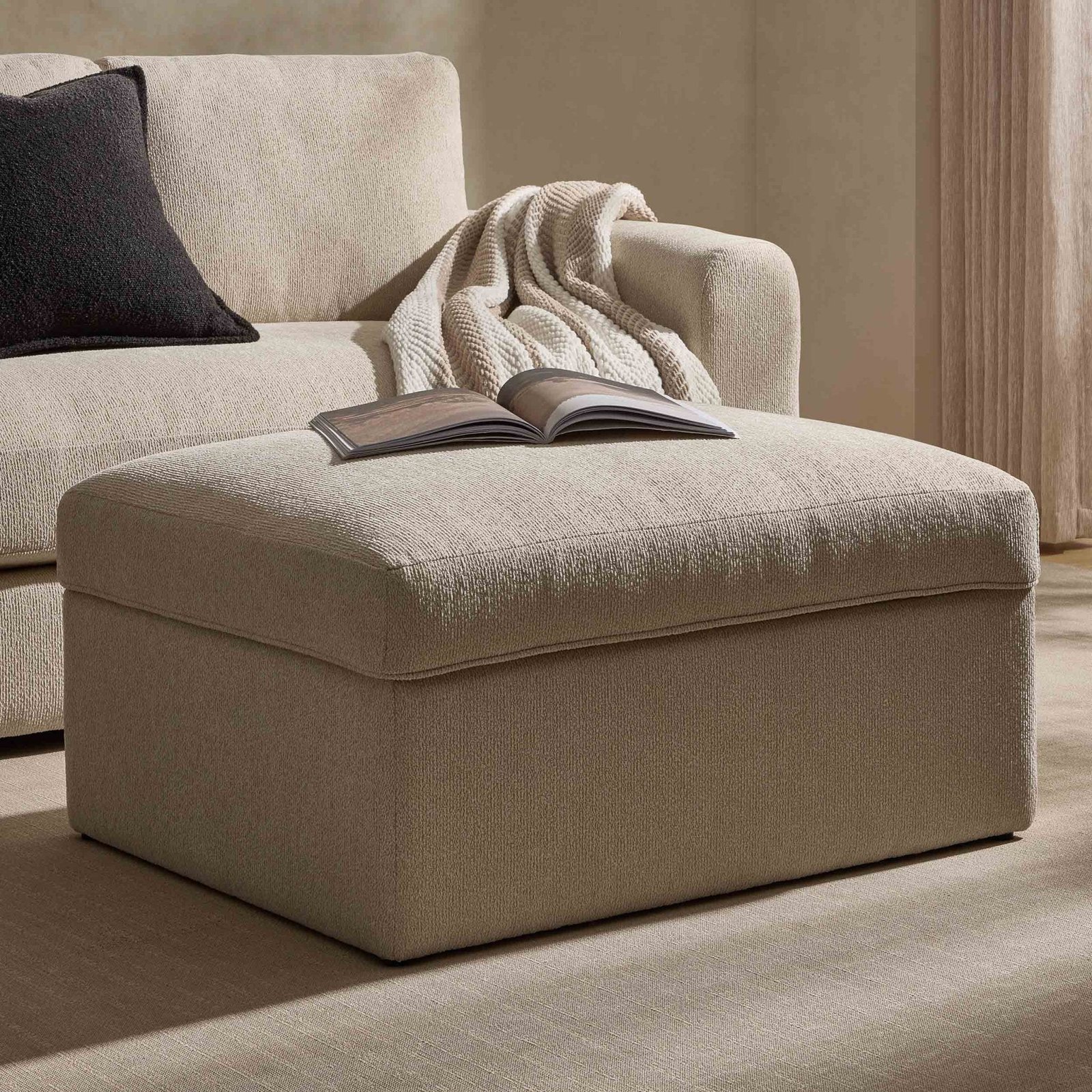 Antalya Storage Ottoman Pouffe