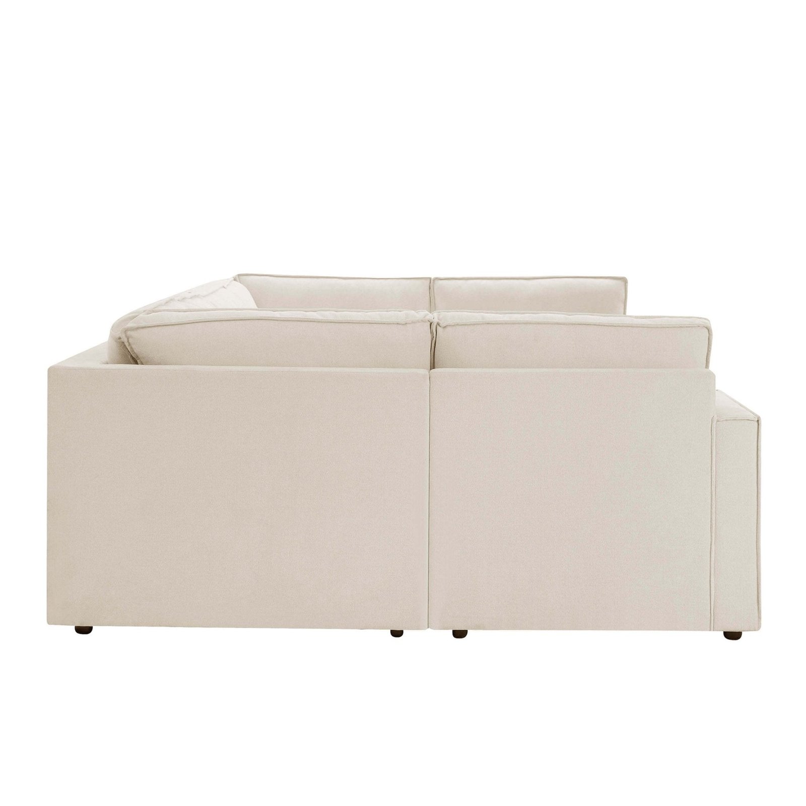 Brooklyn Slim Arm U - Shape Sofa - Image 3