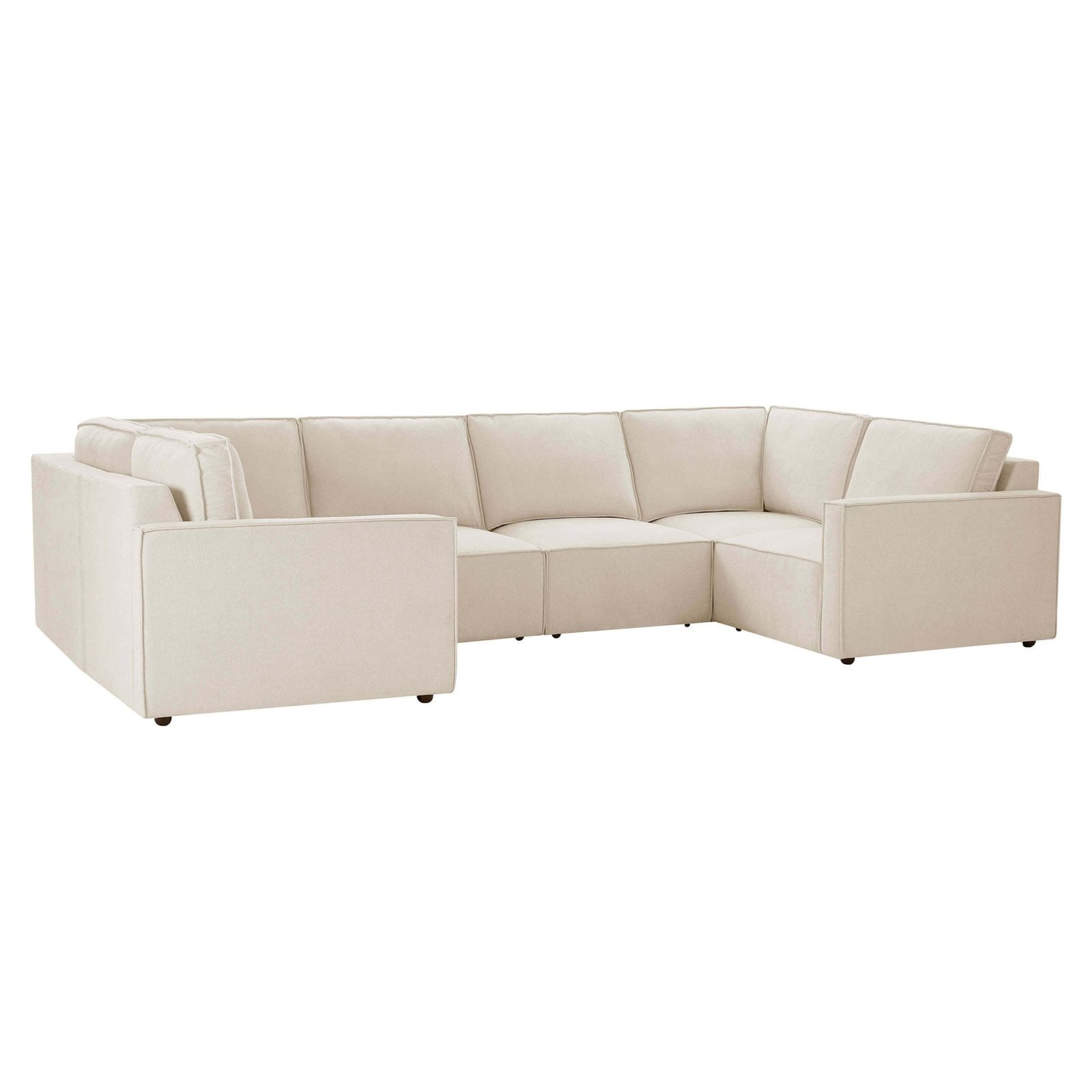 Brooklyn Slim Arm U - Shape Sofa