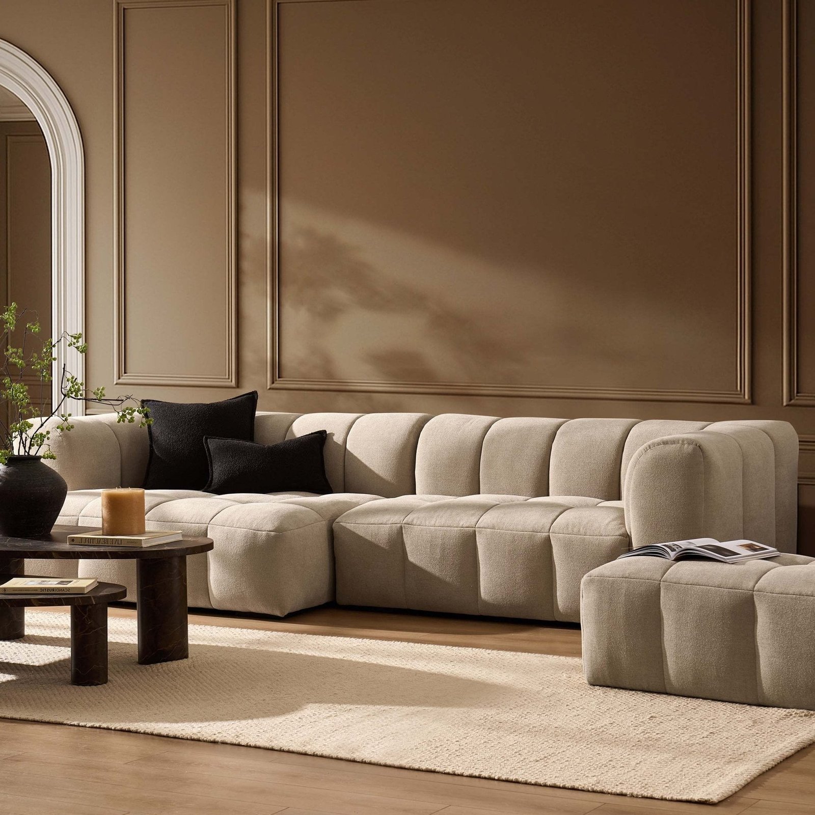 Manhattan Left Hand Chaise Sofa - Image 6